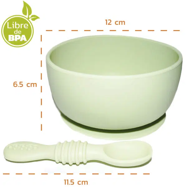Set Bowl con cuchara Silicona - Imagen 5