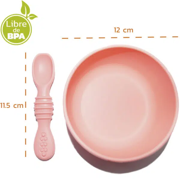 Set Bowl con cuchara Silicona - Imagen 4