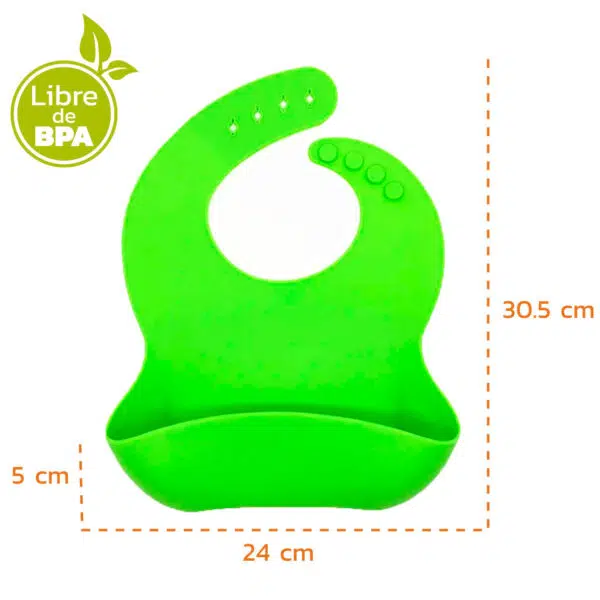 Baberos Silicona Fácil Lavado - Imagen 11