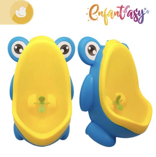 Orinal de pared rana para niños, fácil de usar