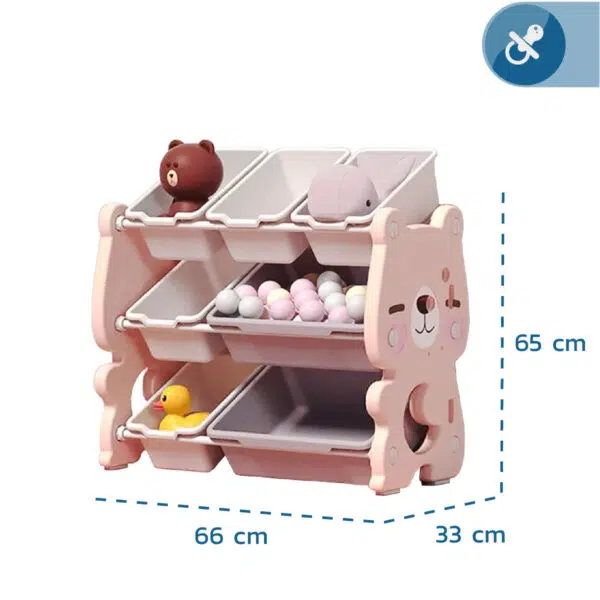 Organizador De Juguetes Multiuso 3 Niveles - Imagen 9