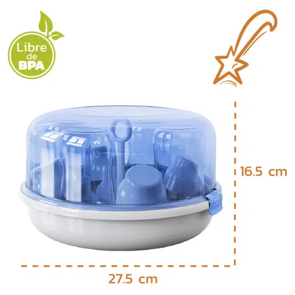 Esterilizador De Microondas A Vapor Para Teteros y Biberones - Imagen 3