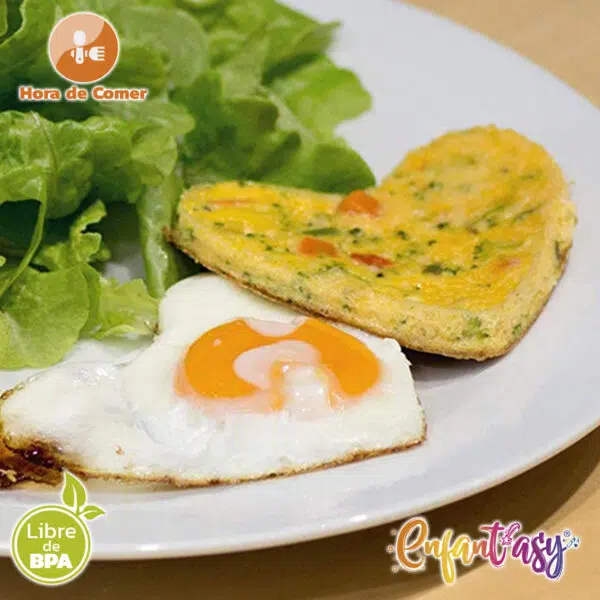 Molde Silicona Figura Para Freír Huevos, Pancakes, Tortilla X4 - Imagen 3