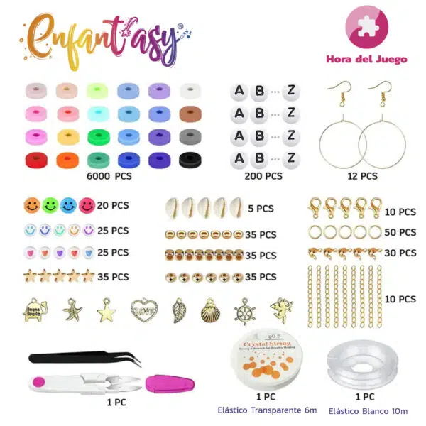 Kit de Joyería para Niños: Kit de joyería infantil para niños y niñas, Juego de joyería para niños y bebés