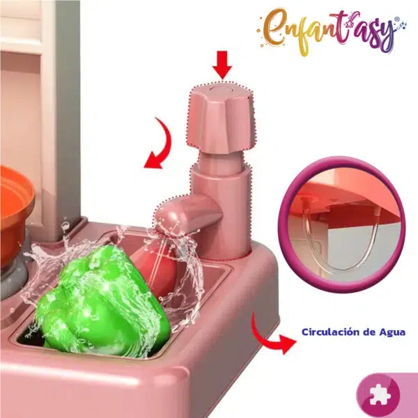 Cocina Infantil: Cocina infantil para niños y bebés, Juguete de cocina para bebés y niños pequeños