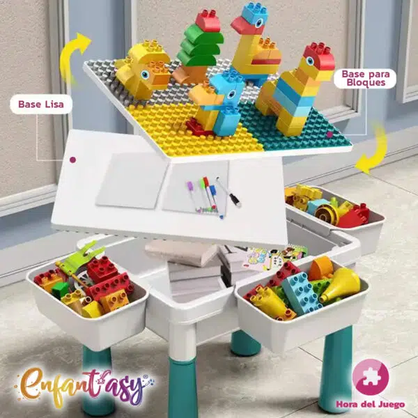 Mesa Sensorial para Niños: Mesa sensorial para bebés y niños pequeños, Mesa educativa sensorial para niños y bebés