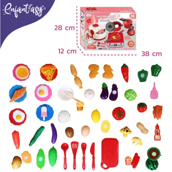 Cocina vaporera con 56 piezas - Imagen 8