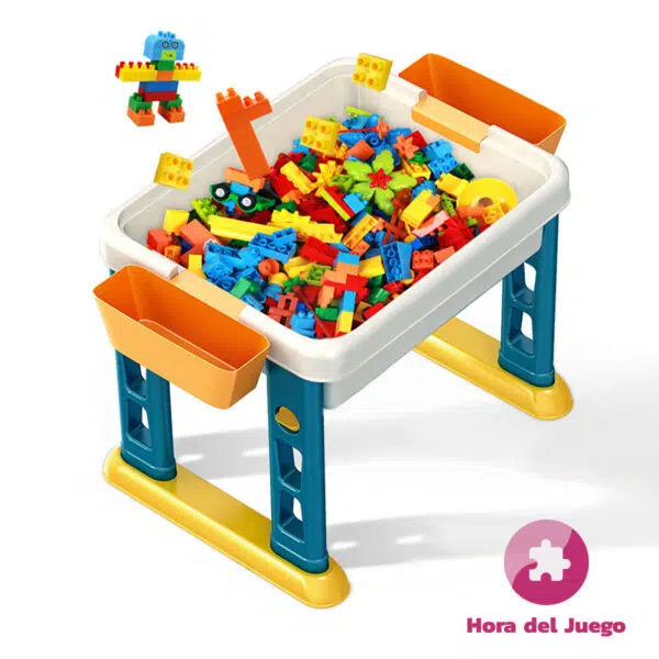Mesa de Actividades con Silla: Mesa de actividades con silla para niños y bebés, Juego de mesa y silla para bebés y niños pequeños