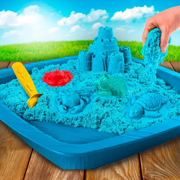 Arena cinética moldeable para niños, divertida y creativa