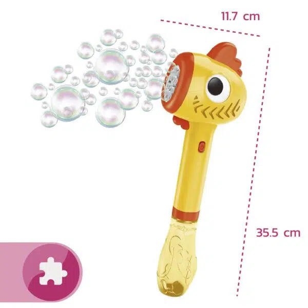 Pistola de Burbujas para Niños: Pistola de burbujas para bebés y niños pequeños, Juego de pistola de burbujas para niños y bebés