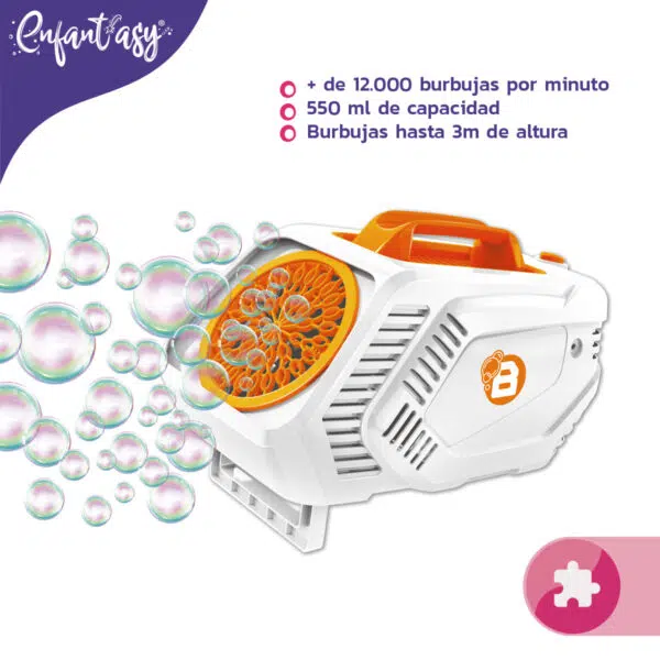 Burbujero máquina para hacer burbujas, diversión al aire libre