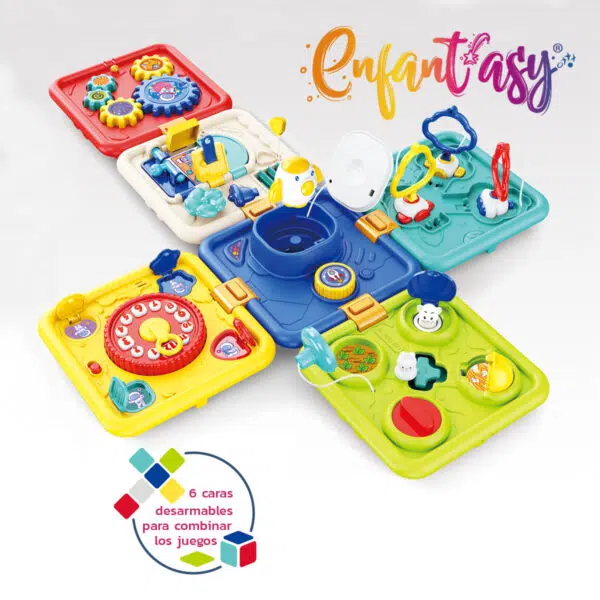 Cubo Didáctico Bebé: Cubo didáctico para bebés y niños, Juguete educativo para bebés y niños