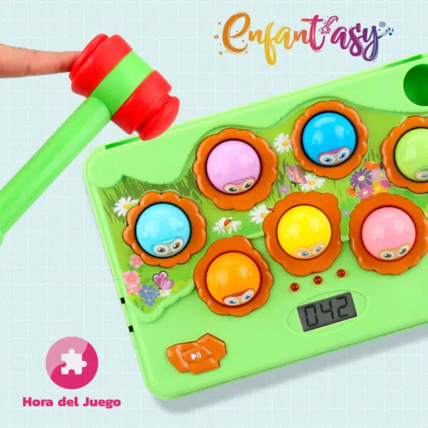 Mesa Martillo Electrónica: Mesa martillo electrónica para bebés y niños, Mesa martillo electrónica educativa para niños y bebés