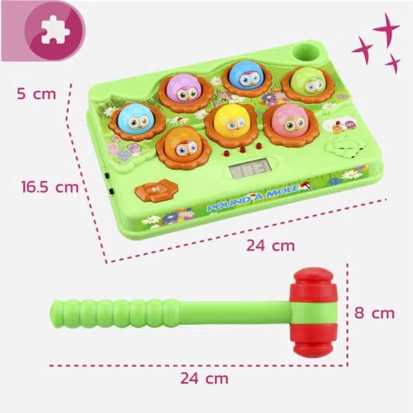 Mesa Martillo Electrónica: Mesa martillo electrónica para bebés y niños, Mesa martillo electrónica educativa para niños y bebés