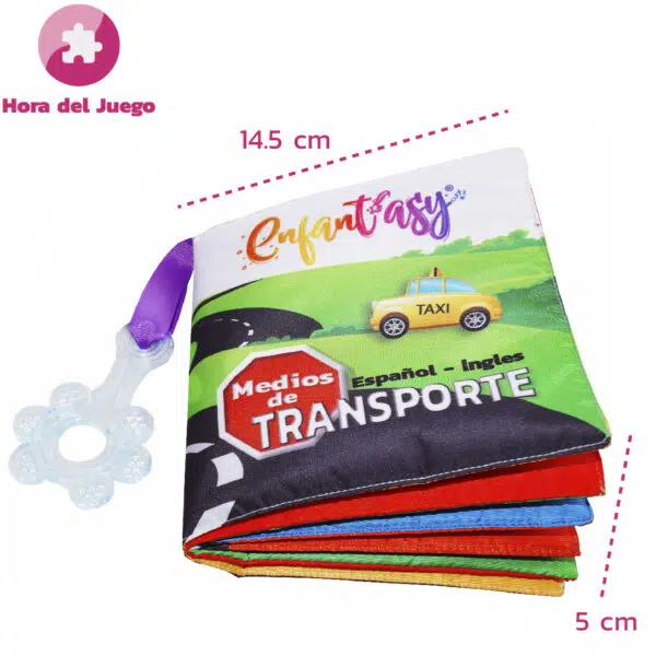 Libro de tela tipo Montessori - Imagen 11
