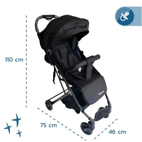 Coche paseador para bebé plegable