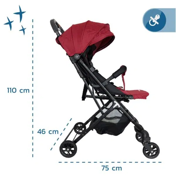 Coche paseador para bebé plegable