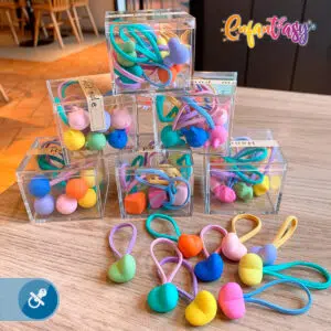 MOÑOS ELASTICOS PARA CABELLO