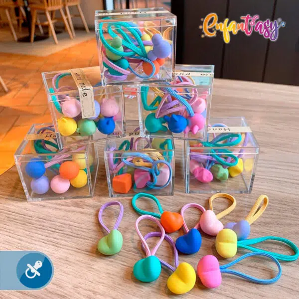 MOÑOS ELASTICOS PARA CABELLO