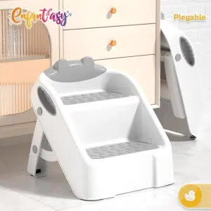 ESCALERA BUTACO PLEGABLE 2 PASOS