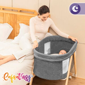Cuna plegable en madera